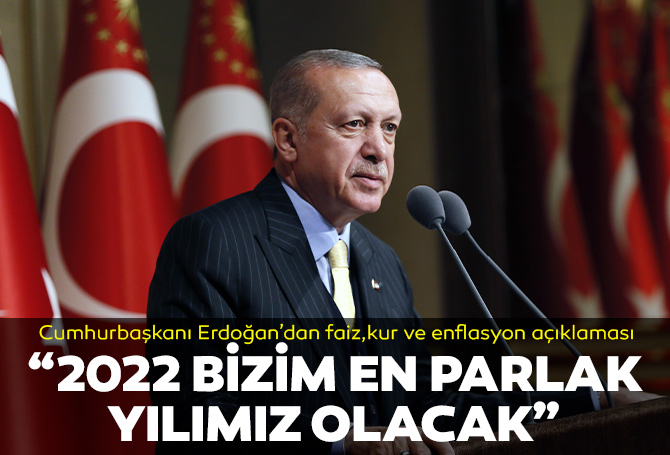 Cumhurbaşkanı Erdoğan'dan Arnavutluk dönüşü önemli açıklamalar: Kur, faiz, enflasyon düşecek, 2022 bizim en parlak yılımız olacak