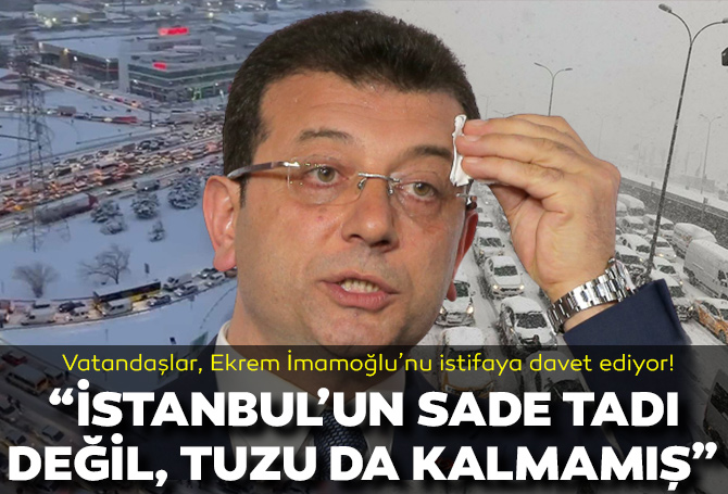 "İstanbul'un tadı kalmamıştı, tuzu da kalmamış" Vatandaşın İBB'ye olan tepkisi çığ gibi büyüyor! İmamoğlu istifaya davet ediliyor!