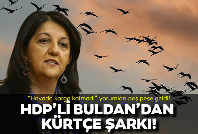 HDP'li Pervin Buldan'dan, canlı yayında kulak kanatan Kürtçe şarkı! Sesi sosyal medyanın gündemine oturdu! "Havada karga kalmadı"