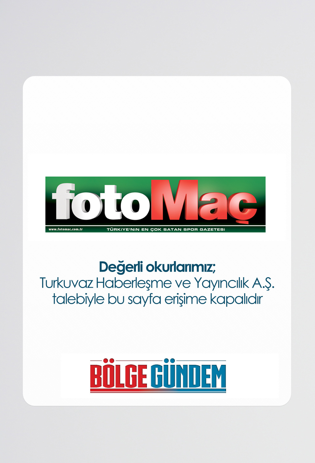 FotoMaç Gazetesi