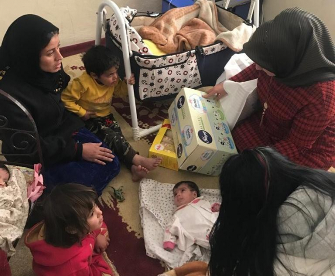 Suriyeli ikizlere Artuklu Kaymakamlığı sahip çıktı