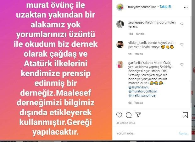 Murat Övüç'e sosyal medyadan eleştiri yağmuru!