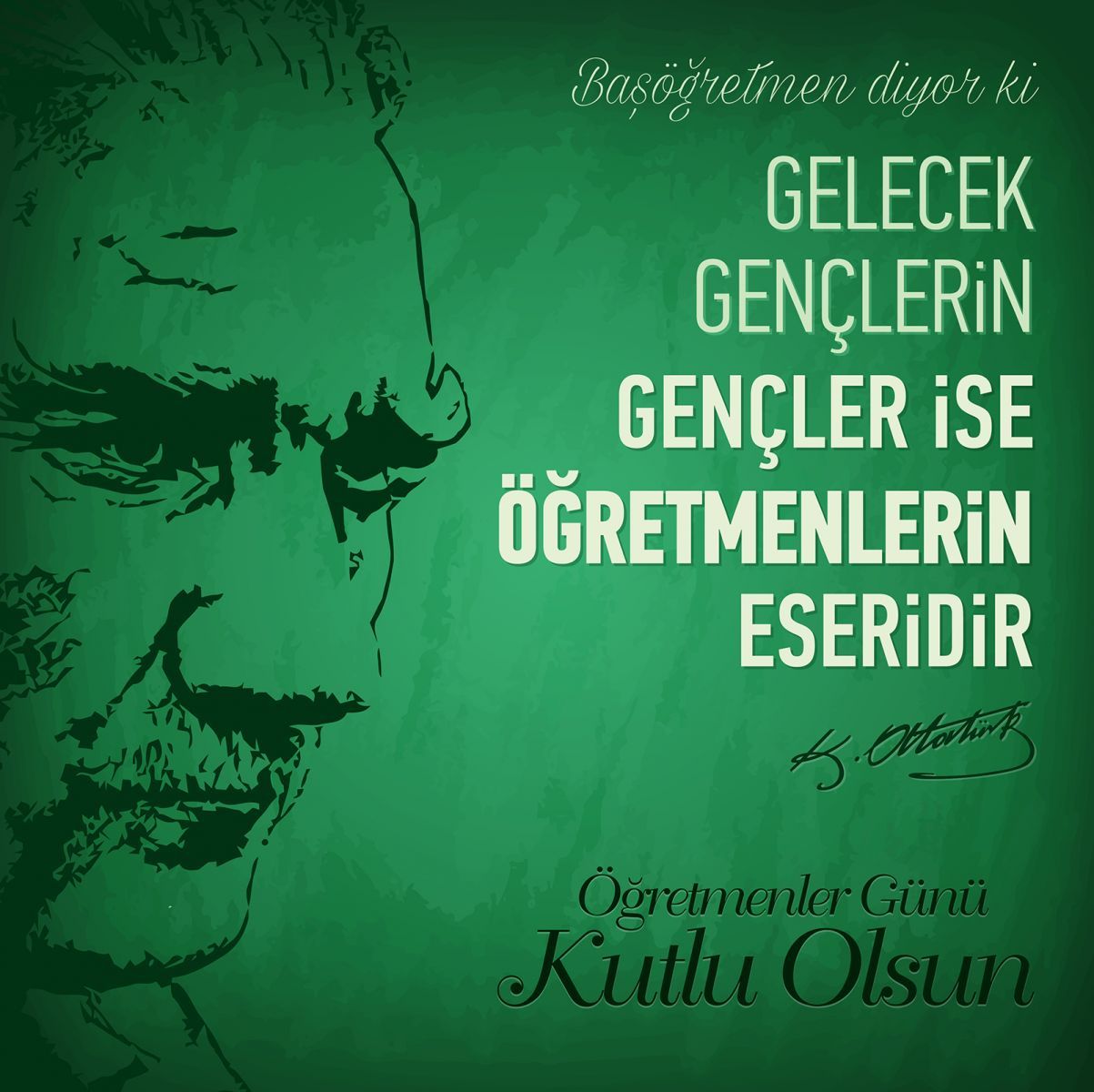 Atatürk'ün öğretmenlerle ilgili sözleri 2022  <div><h2>                             Atatürk'ün öğretmenlerle ilgili sözleri:  24 Kasım Öğretmenler Günü Atatürk'ün sözleri                        </h2><div>Değerli Haberturk.com okurları.<p>Haberturk.com ekibi olarak Türkiye’de ve dünyada yaşanan ve haber değeri taşıyan her türlü gelişmeyi sizlere en hızlı, en objektif ve en doyurucu şekilde ulaştırmak için çalışıyoruz. Yoğun gündem içerisinde sunduğumuz haberlerimizle ve olaylarla ilgili eleştiri, görüş, yorumlarınız bizler için çok önemli. Fakat karşılıklı saygı ve yasalara uygunluk çerçevesinde oluşturduğumuz yorum platformlarında daha sağlıklı bir tartışma ortamını temin etmek amacıyla ortaya koyduğumuz bazı yorum ve moderasyon kurallarımıza dikkatinizi çekmek istiyoruz.</p><p>Sayfamızda Türkiye Cumhuriyeti kanunlarına ve evrensel insan haklarına aykırı yorumlar onaylanmaz ve silinir. Okurlarımız tarafından yapılan yorumların, (yorum yapan diğer okurlarımıza yönelik yorumlar da dahil olmak üzere) kişilere, ülkelere, topluluklara, sosyal sınıflara ırk, cinsiyet, din, dil başta olmak üzere ayrımcılık unsurları taşıması durumunda yorum editörlerimiz yorumları onaylamayacaktır ve yorumlar silinecektir. Onaylanmayacak ve silinecek yorumlar kategorisinde aşağılama, nefret söylemi, küfür, hakaret, kadın ve çocuk istismarı, hayvanlara yönelik şiddet söylemi içeren yorumlar da yer almaktadır. Suçu ve suçluyu övmek, Türkiye Cumhuriyeti yasalarına göre suçtur. Bu nedenle bu tarz okur yorumları da doğal olarak Haberturk.com yorum sayfalarında yer almayacaktır.</p><p>Ayrıca Haberturk.com yorum sayfalarında Türkiye Cumhuriyeti mahkemelerinde doğruluğu ispat edilemeyecek iddia, itham ve karalama içeren, halkın tamamını veya bir bölümünü kin ve düşmanlığa tahrik eden, provokatif yorumlar da yapılamaz.</p><p>Yorumlarda markaların ticari itibarını zedeleyici, karalayıcı ve herhangi bir şekilde ticari zarara yol açabilecek yorumlar onaylanmayacak ve silinecektir. Aynı şekilde bir markaya yönelik promosyon veya reklam amaçlı yorumlar da onaylanmayacak ve silinecek yorumlar kategorisindedir. Başka hiçbir siteden alınan linkler Haberturk.com yorum sayfalarında paylaşılamaz.</p><p>Haberturk.com yorum sayfalarında paylaşılan tüm yorumların yasal sorumluluğu yorumu yapan okura aittir ve Haberturk.com bunlardan sorumlu tutulamaz.</p><p>Haberturk.com yorum sayfalarında yorum yapan her okur, yukarıda belirtilen kuralları, sitemizde yayınlanan                     <strong>Kullanım Koşulları</strong>’nı ve                     <strong>Gizlilik Sözleşmesi</strong>’ni peşinen okumuş ve kabul etmiş sayılır.</p><p>Bizlerle ve diğer okurlarımızla yorum kurallarına uygun yorumlarınızı, görüşlerinizi yasalar, saygı, nezaket, birlikte yaşama kuralları ve insan haklarına uygun şekilde paylaştığınız için teşekkür ederiz.</p></div></div>  Atatürk'ün öğretmenler için söylediği sözler 2022