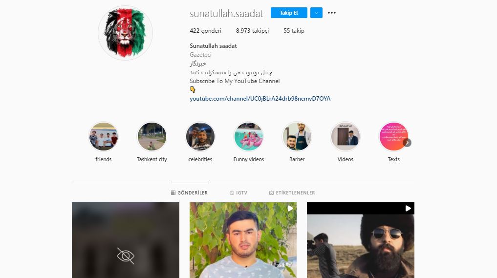 Sunatullah Saadat kimdir? | Afgan Gazeteci Sunatullah Saadat ne dedi? | instagram hesabı nedir?