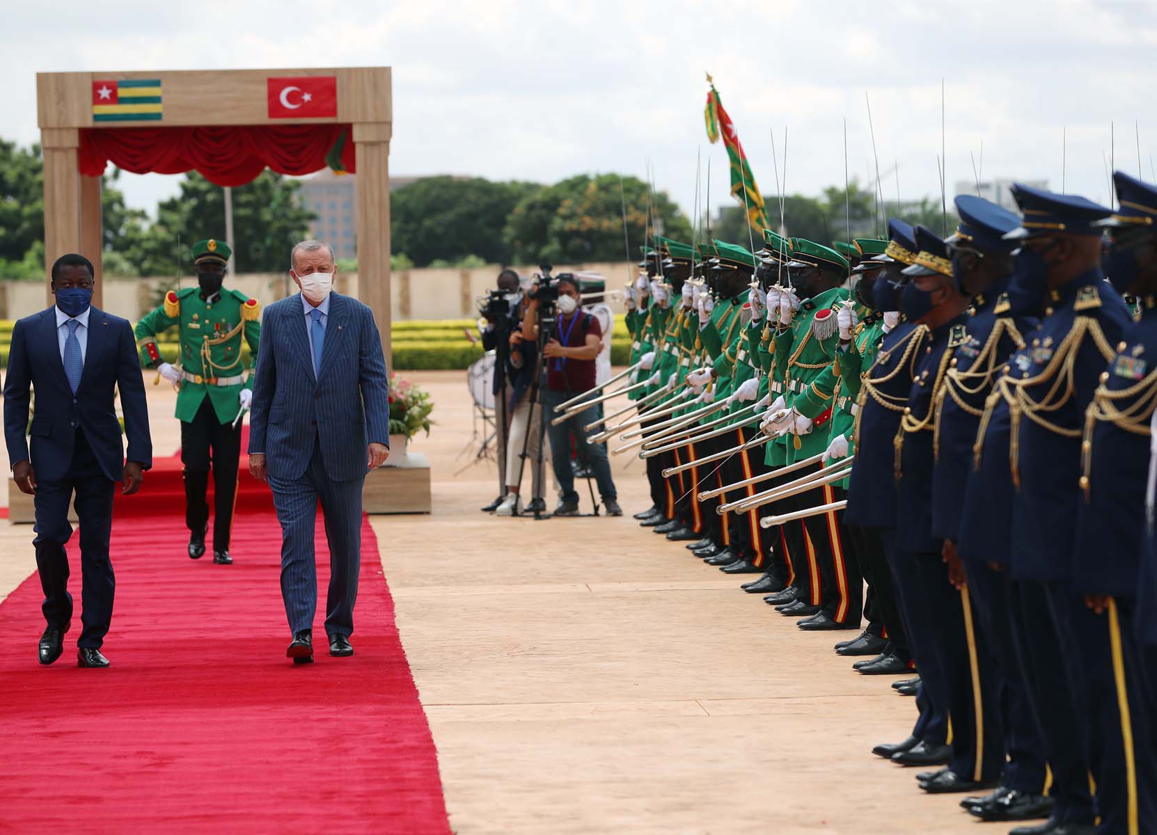 Angola temasları sona erdi, hemen yola çıktı! Cumhurbaşkanı Erdoğan, Togo'ya geldi! 