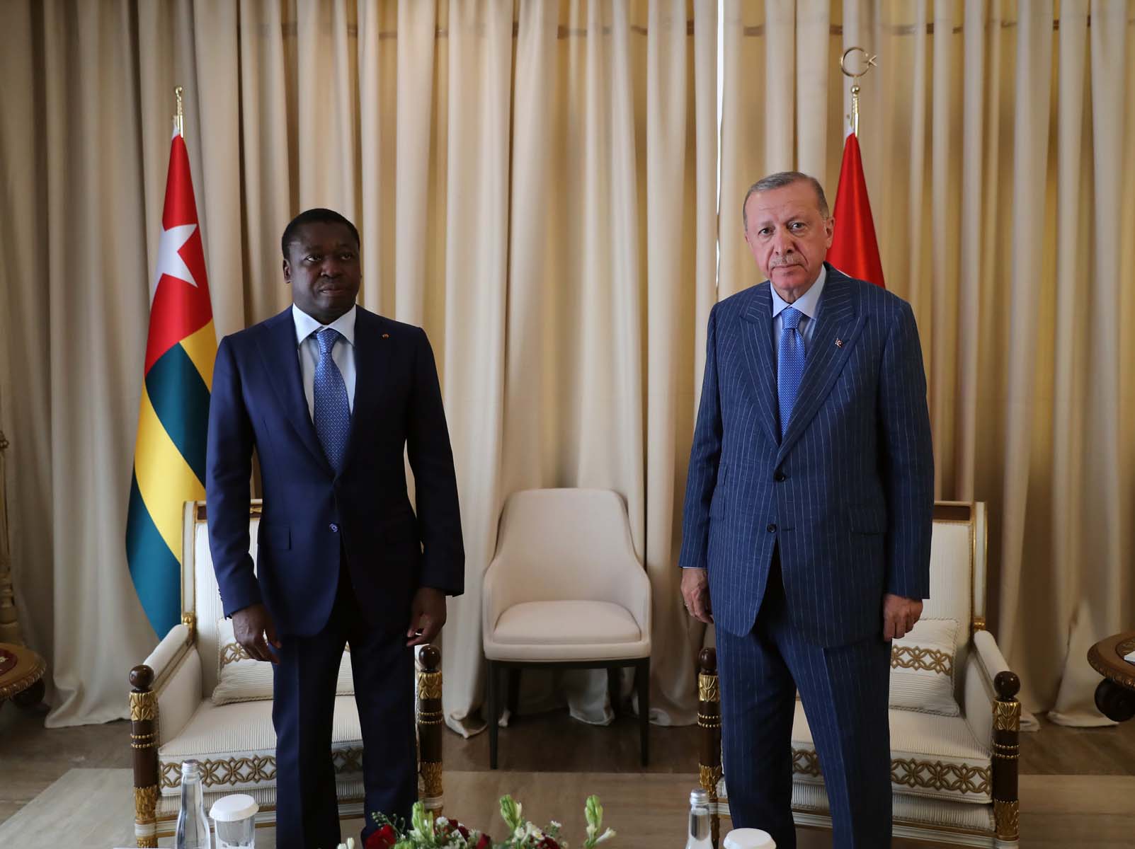Angola temasları sona erdi, hemen yola çıktı! Cumhurbaşkanı Erdoğan, Togo'ya geldi! 