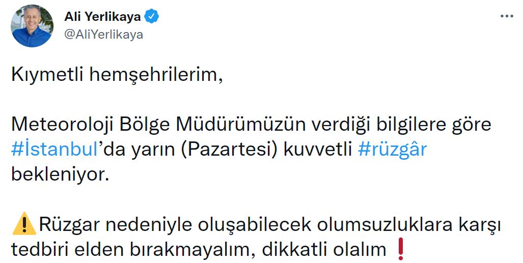 Sosyal medyadan duyurdu! Vali Yerlikaya'dan İstanbullulara flaş uyarı: Dikkatli olalım