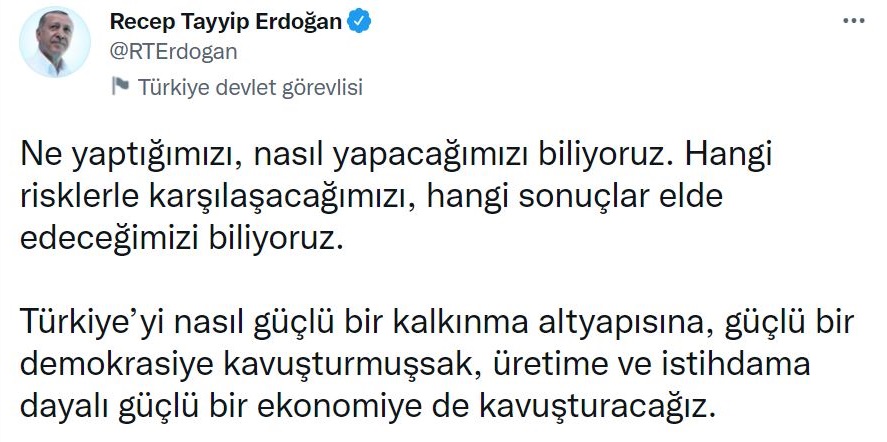 Son dakika | Cumhurbaşkanı Erdoğan'dan flaş açıklama: İlk sırada yer alıyoruz