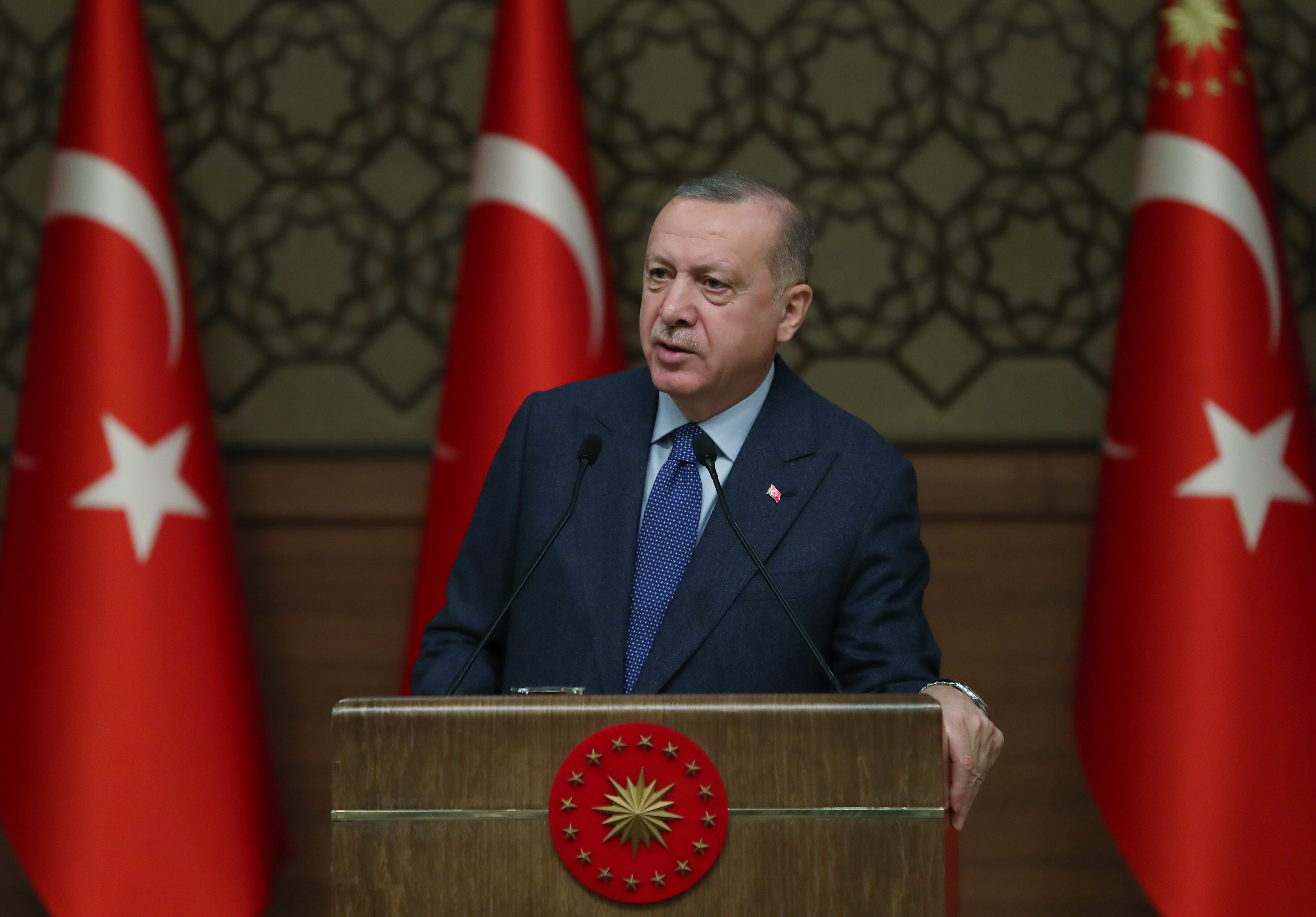Cumhurbaşkanı Erdoğan, Terör sorununu ülkemizin gündeminden tamamen çıkarıncaya dek mücadelemizi sürdüreceğiz. 