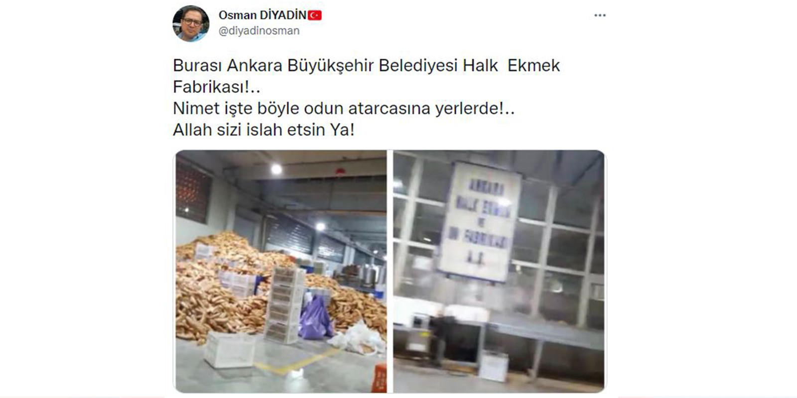 Yazık sizin belediyeciliğinize! Ankara Büyükşehir Belediyesi Halk Ekmek Fabrikası'nda skandal görüntü