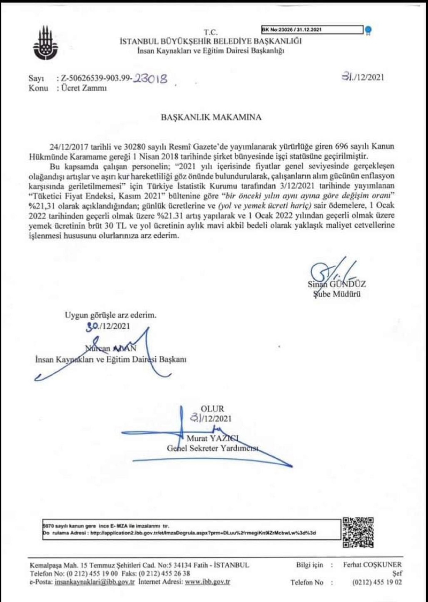 Tutarsızlıkta son nokta! CHP'li İBB, Kemal Kılıçdaroğlu'nun verilerine güvenmediği için bastığı TÜİK'e göre maaş zammı yaptı! 