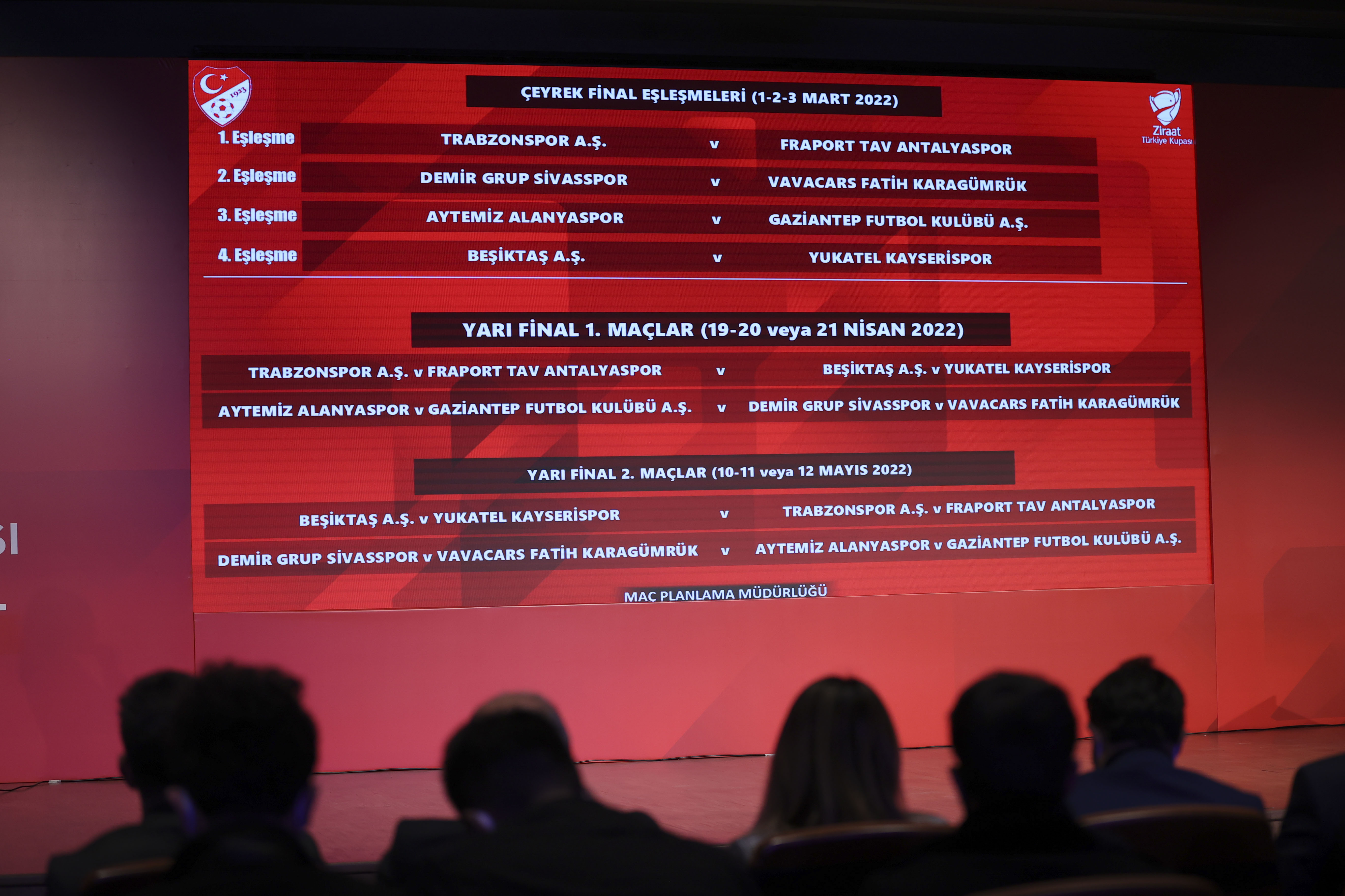 Son dakika | Ziraat Türkiye Kupası'nda çeyrek final ve yarı final eşleşmeleri belli oldu