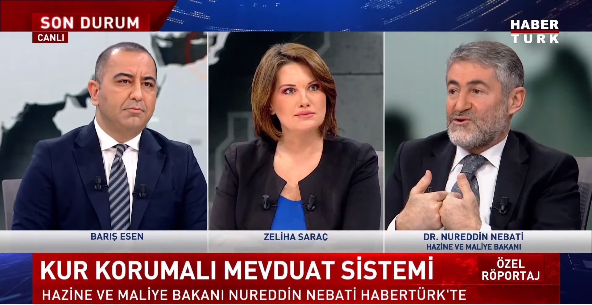 Domuz YANLIŞ titreme  Bakan Nebati, Habertürk - Bloomberg TV ortak yayında konuştu! Tek haneli  enflasyon için tarih verdi