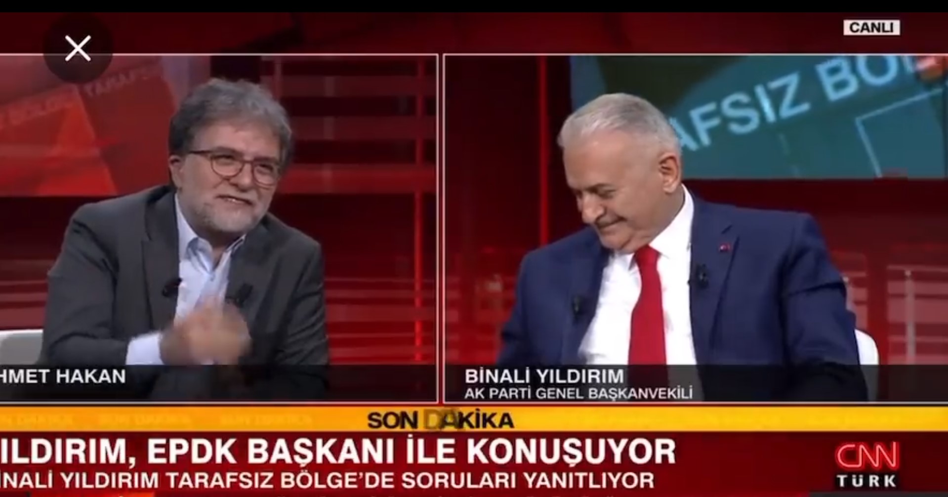 Binali Yıldırım samimiyeti denen bir şey var! Türk televizyon tarihinde bir ilk! Binali Yıldırım canlı yayında EPDK Başkanı'nın telefonunu açtı! Şu an canlı yayındayım