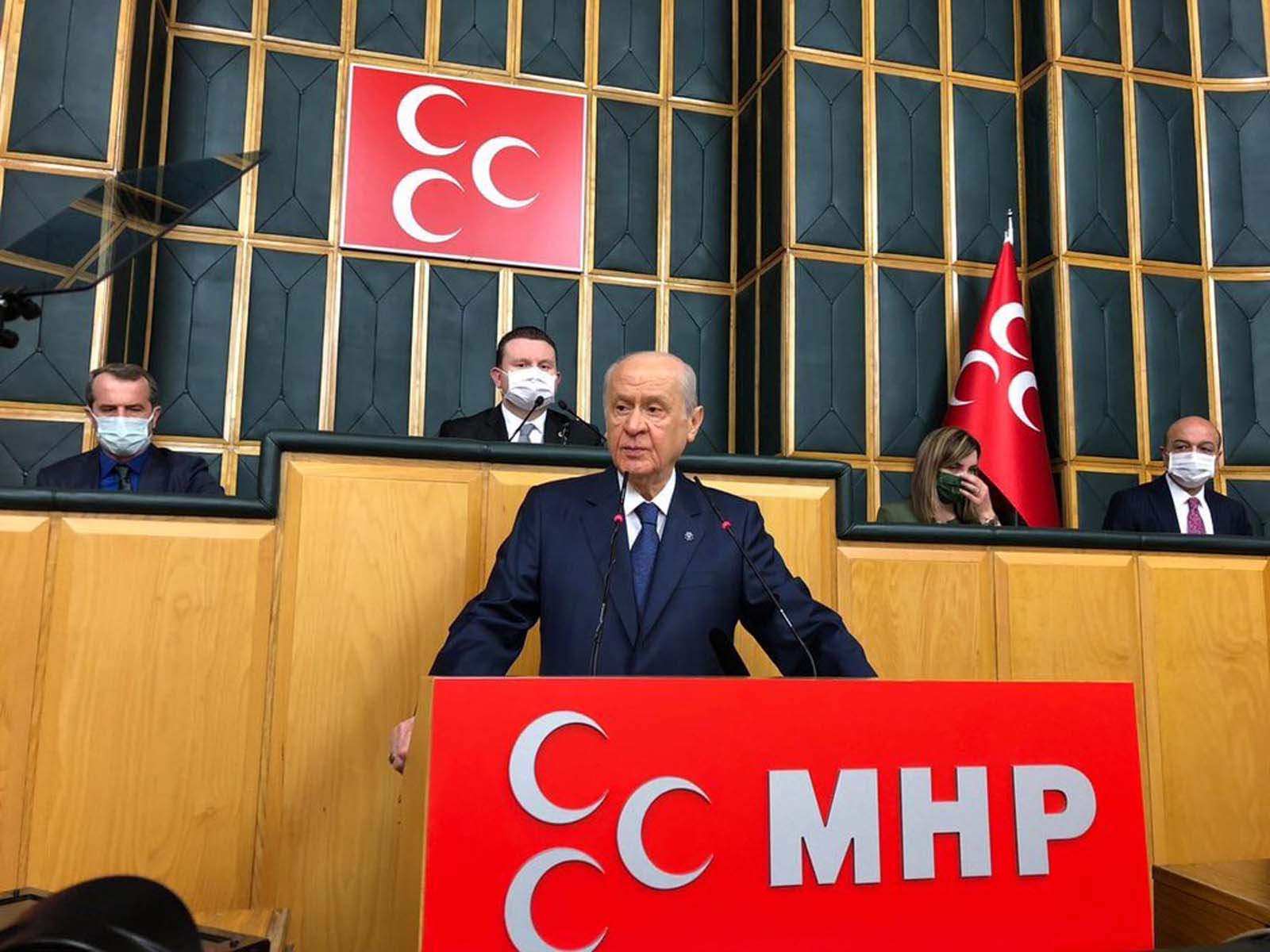 MHP lideri Devlet Bahçeli, grup toplantısında konuştu! Vatan sevgisiyle bir araya gelmişler, o zaman ne arıyorsunuz vatan düşmanlarıyla 