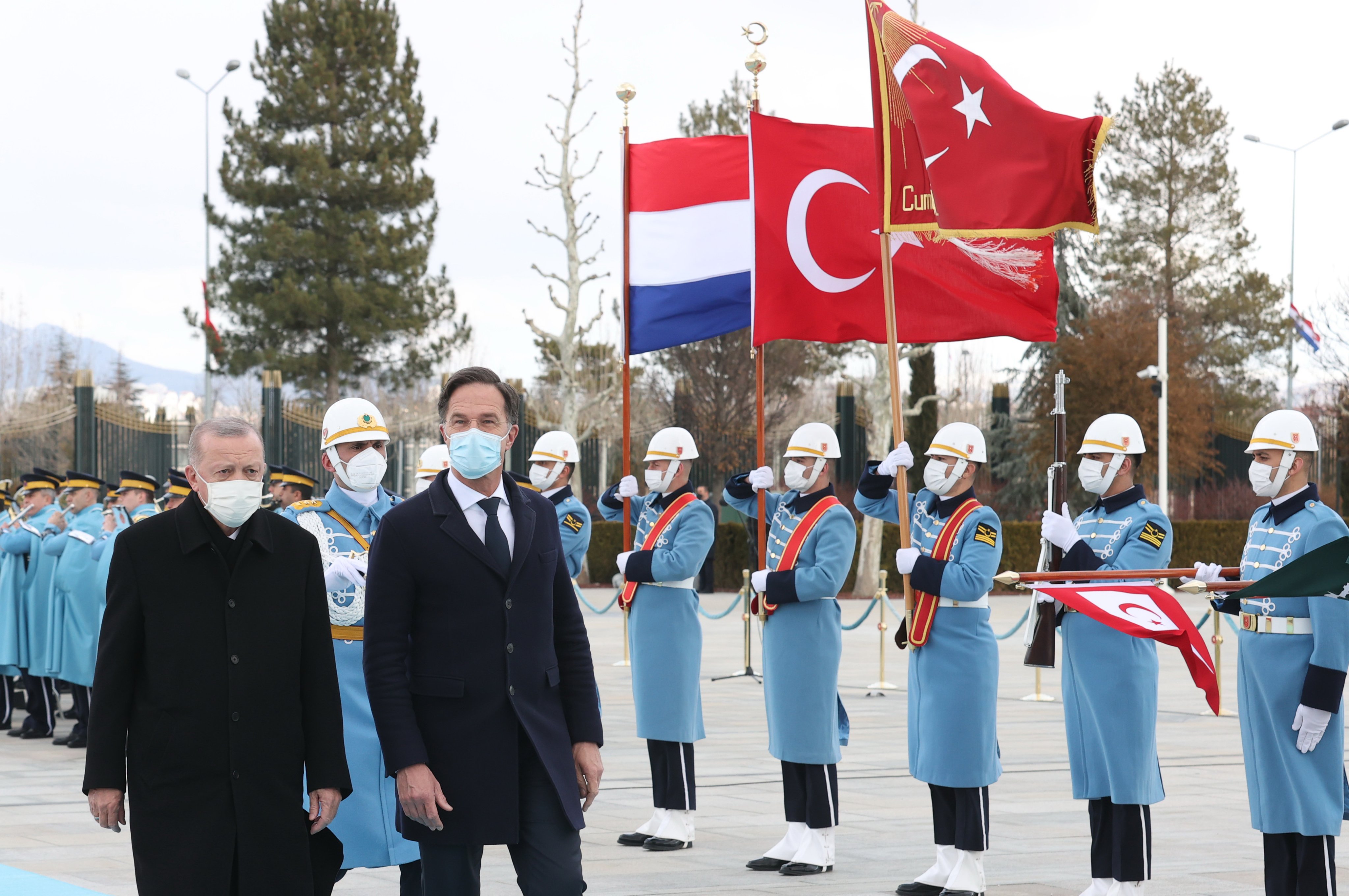 Son dakika | Cumhurbaşkanı Erdoğan törenle karşıladı! Hollanda Başbakanı Mark Rutte Türkiye'de