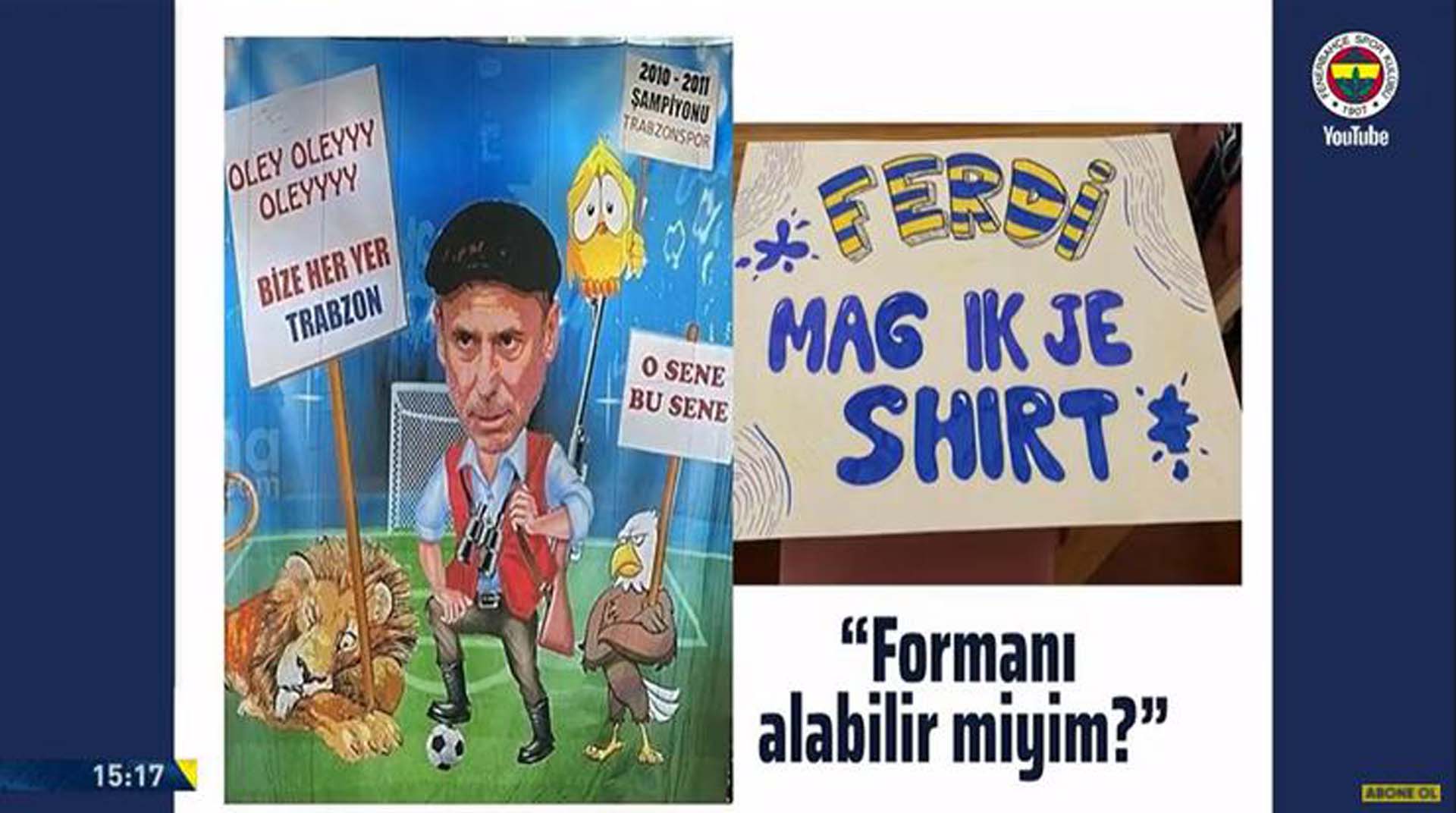 Son dakika | Fenerbahçe Başkanı Ali Koç'tan önemli açıklamalar! Trabzon'da açılan pankarta sert tepki: Bu paçavra nasıl içeri alındı?