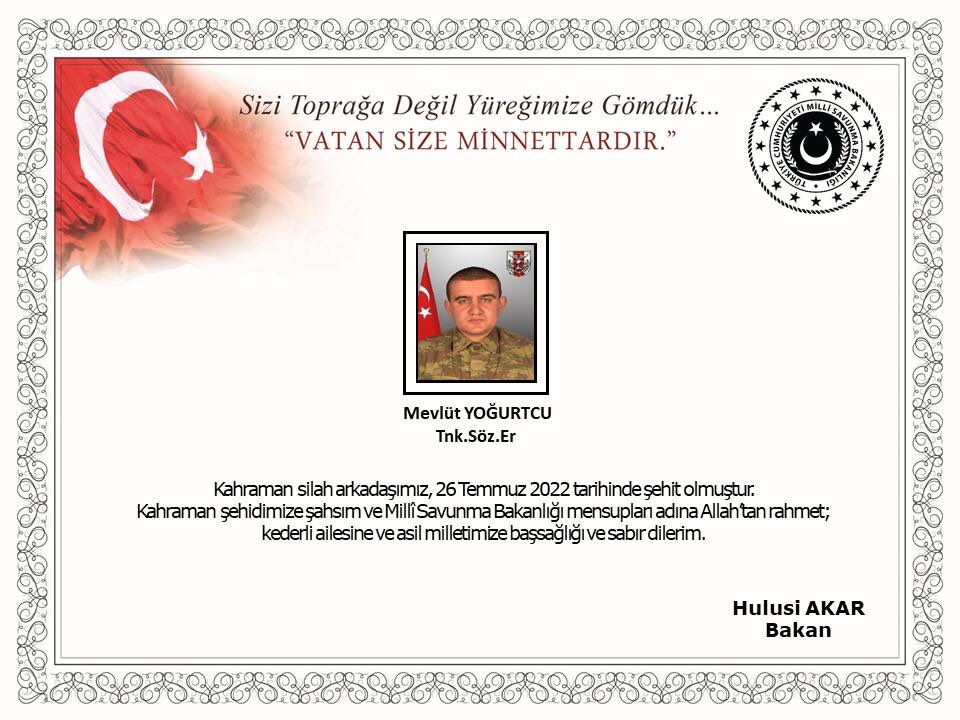 Şehit Mevlüt Yoğurtçu kimdir, nereli, kaç yaşında, evli mi? İşte, Mevlüt Yoğurtçu'nun biyografisi...
