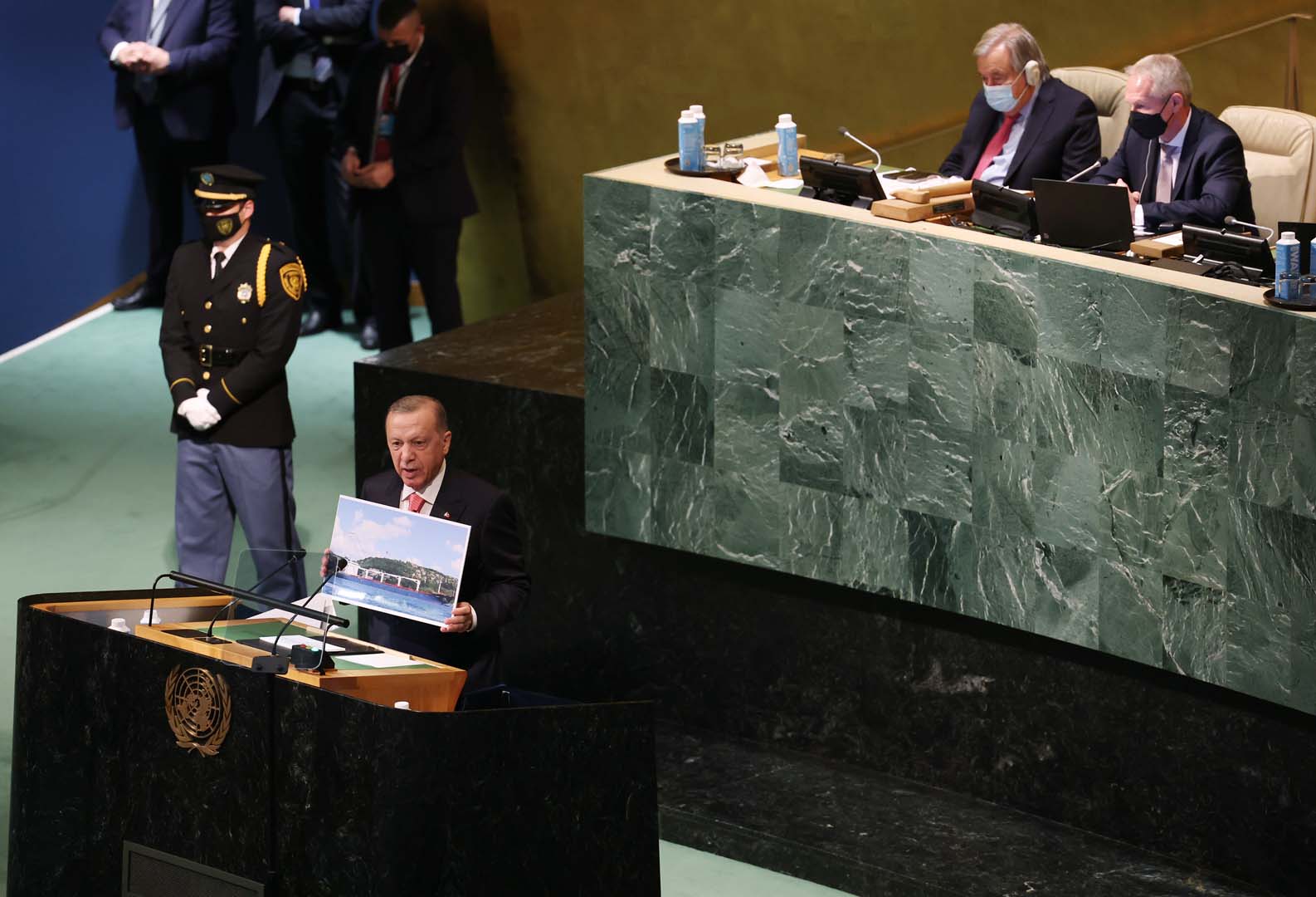 Cumhurbaşkanı Recep Tayyip Erdoğan Birleşmiş Milletler Genel Kurulu’nda konuştu! Dünya 5'ten büyüktür, daha adil bir Dünya mümkündür
