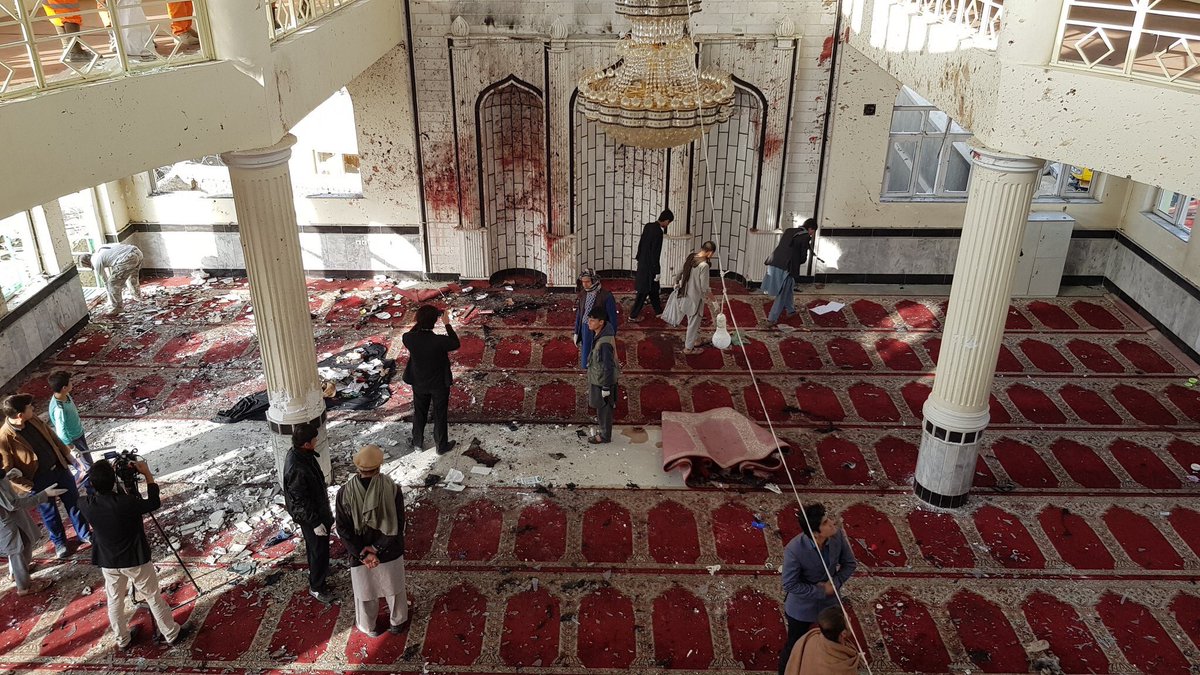 Afganistan Kabil'de camiye saldırı! 7 ölü, 41 yaralı!