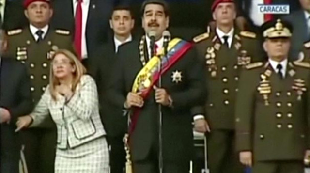 Venezuela Devlet Başkanı Maduro'ya patlayıcı yüklü drone ile suikast!