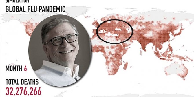 Bill Gates'in Corona virüsü simülasyonu şaşkınlık yarattı! Önceden biliyormuş