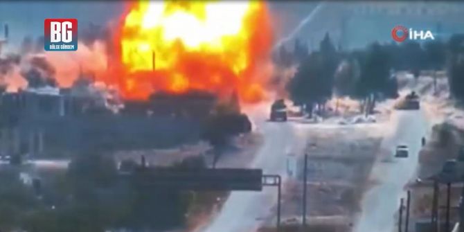 Suriye’de Rus araçlarına bombalı saldırı!