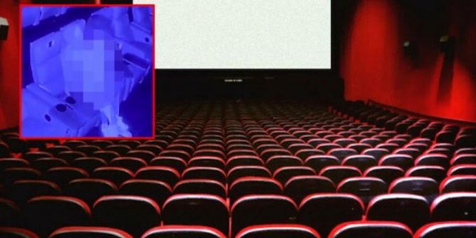 Sinema salonunda cinsel ilişkiye girdikleri video sosyal medyada çok izlendi!
