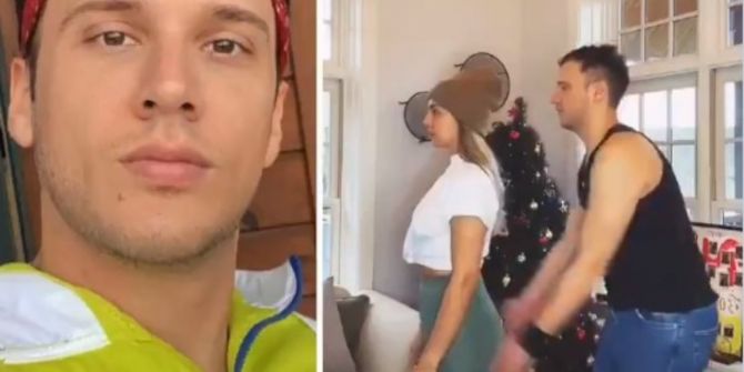 Edis ve Aybüke Albere'den kalçaya şaplak videosu sosyal medyayı salladı!