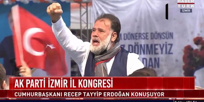 AK Parti İzmir İl Kongresi'ne yüzüğünü öpen adam damga vurdu!