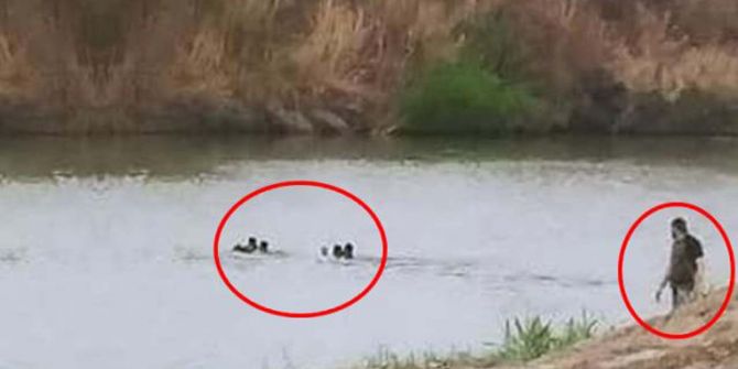 ABD'de en acı ölüm! Nehirde boğulurken ölmelerini izlediler