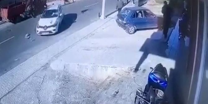 Beykoz'da feci kaza! Motosiklet sürücüsü ölümle burun buruna geldi